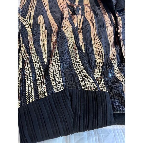Sequin Jacket Tally Taylor Paris Rome Women's Medium - Picture 9 of 9
